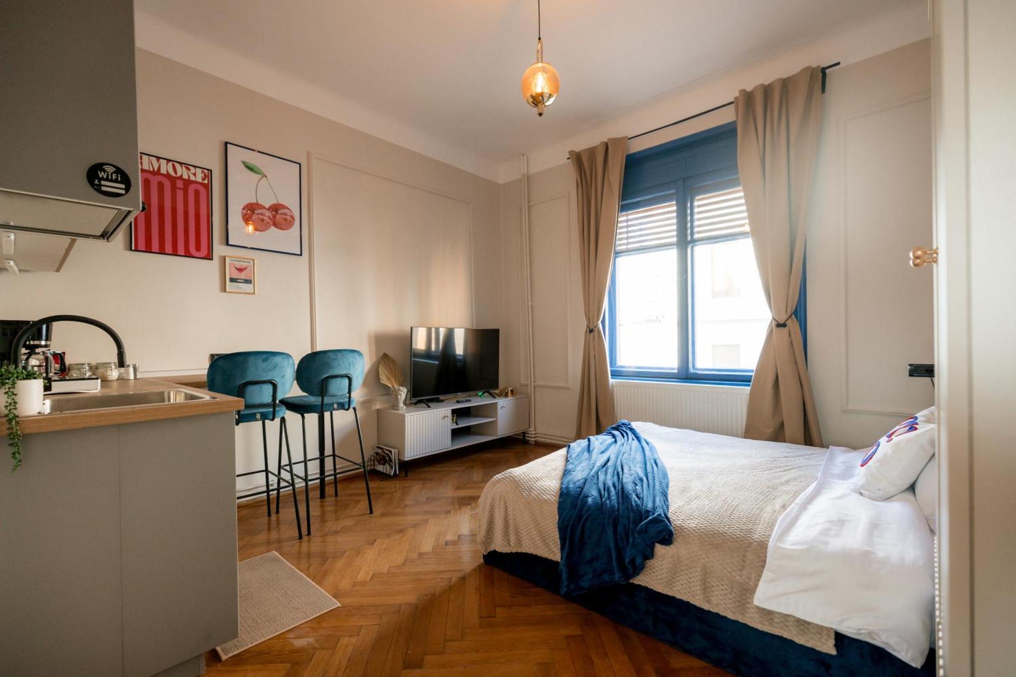 Decebal Central Studio - Elegant And Cozy Stay 阿拉德 外观 照片